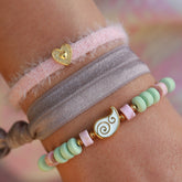 Armband paisley wit
